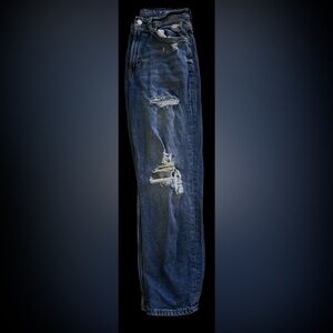 Arizona Jean Company Dark Blue Distressed Skinny Jeans